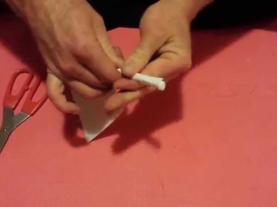 How to make paper nun chucks. origami nun chaku  new easy design