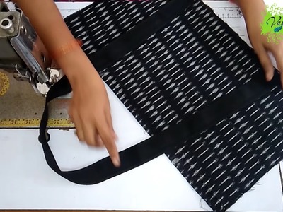 How To Sew Travel Bag From Waste Cloth At Home || How To Make Travel Luggage Bag