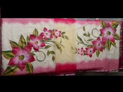 Learn Fabric Painting Dupatta Full Design