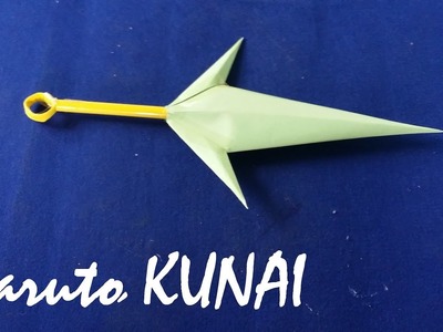 Make toys Naruto Kunai knives by Paper