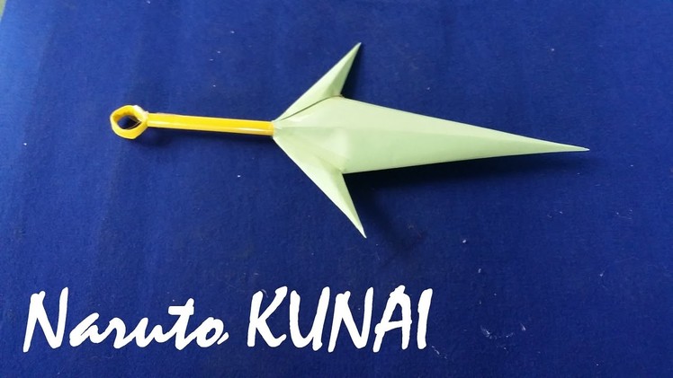 Make toys Naruto Kunai knives by Paper