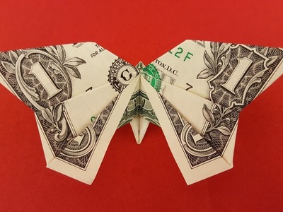 MONEY ORIGAMI BUTTERFLY Tutorial