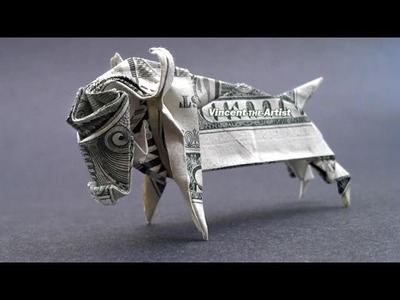 Money Origami Ox - Dollar Bill Art