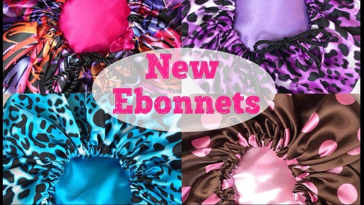 New Oversized Satin Bonnets & Scarves For Natural Hair | Ebonnets By EboniCurls