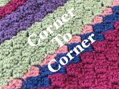 Ophelia Talks about Corner To Corner Crochet Technique