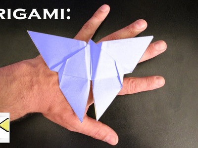 Origami facili e veloci. Farfalla. Origami easy and fast. Butterfly.