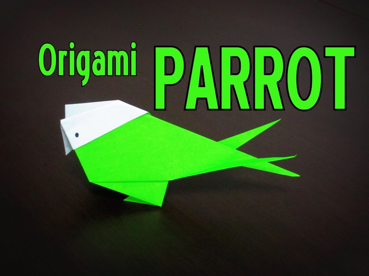 Origami - How to make a PARROT