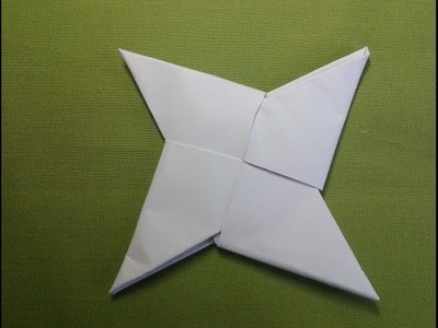 Origami- Paper Ninja Star оригами 折り紙