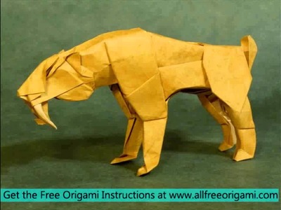 Origami tiger instructions