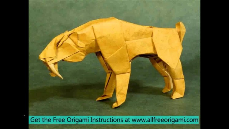 Origami tiger instructions