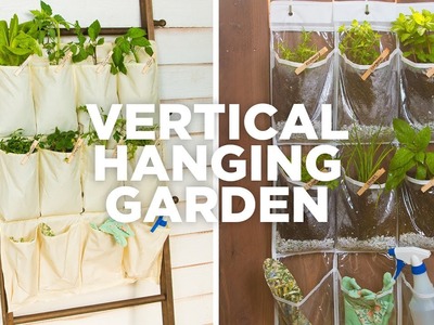 Repurpose A Shoe Organizer Into A Vertical Hanging Garden