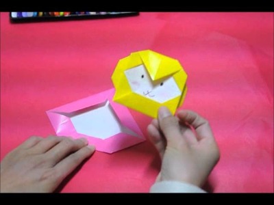 摺紙教學-簡易版猴子 Origami Monkey