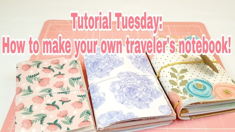 Tutorial Tuesday | How to make your own traveler's notebook | Planning With Eli