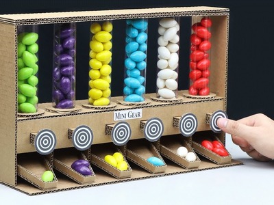 Wow! Amazing DIY Gumball Candy Dispenser