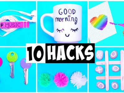 10 AMAZING HACKS THAT MAKE LIFE EASIER | DIY Life Hacks and Crafts