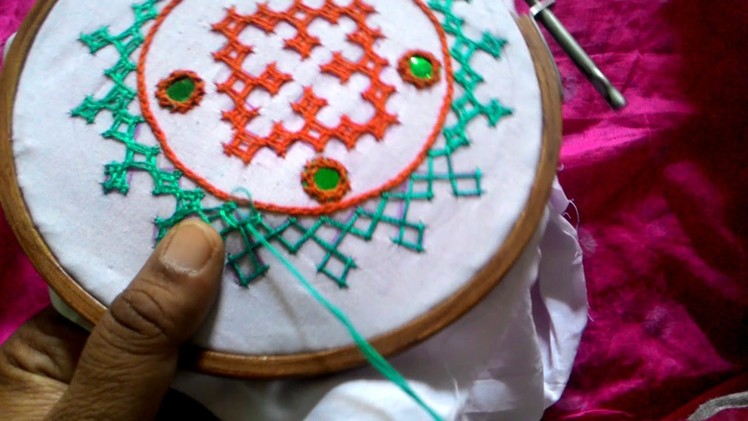 13.Sindhi tanka,  sindhi embroidery,kutch work,gujrati stitch.