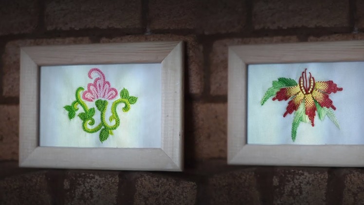 30 Hand Embroidery Designs by HandiWorks: Home Decorations Ideas