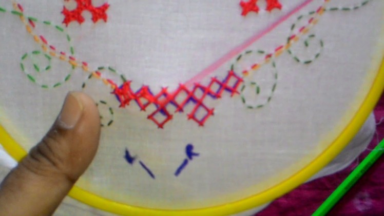 42.sindhi embroidery,sindhi tanka,kuchi work,gujrati stitch.round pettern design