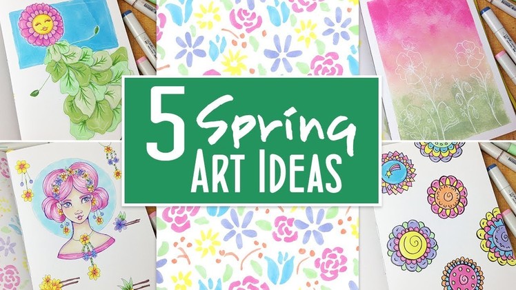 5 Spring Art and Drawing Ideas: More Ways to Fill Your Sketchbook