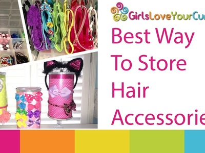 ♥ 72 ♥ Best Ways to Store Hair Accessories - Girls love your curls