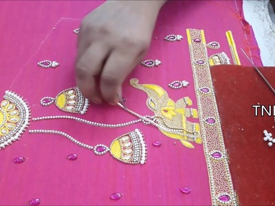 Blouse designs for pattu sarees | aari work blouse designs with price | maggam work blouse designs
