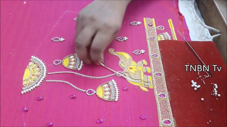 Blouse designs for pattu sarees | aari work blouse designs with price | maggam work blouse designs