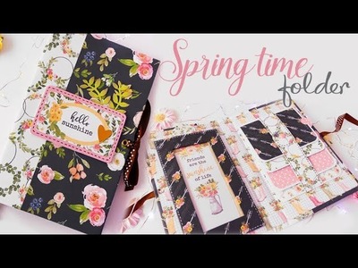 Cartella primaverile Fai da te - DIY Spring Time Folder
