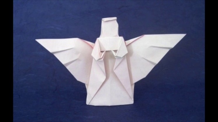 Christmas  origami angel by John Montroll