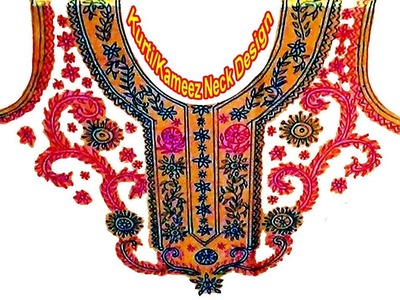 Creative and Very Latest Neck Design for Kurta | Hand Embroidery Designs