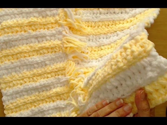 Crochet A Baby Blanket - Cost less than £5 to make, can sell for up to £25