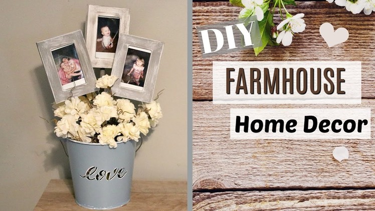 Cute Farmhouse Decor DIY | Farmhouse Decor Dollar Tree | DIY Farmhouse Photo Idea