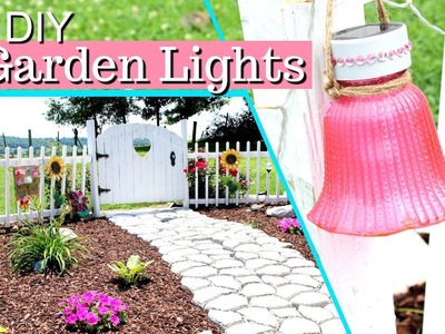 ???? DIY Cute Flower Garden | DIY Dollar Tree Outdoor Decor | Shabby Chic Flower Bed