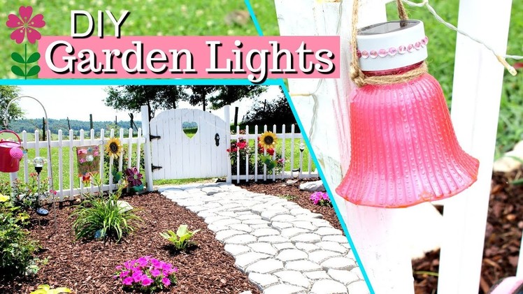 ???? DIY Cute Flower Garden | DIY Dollar Tree Outdoor Decor | Shabby Chic Flower Bed