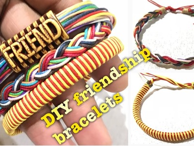 DIY Friendship Bracelets. 3 Easy DIY Bracelet \\ How to Make || Friendship day || Bracelet