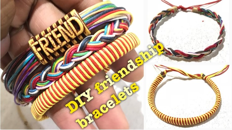 DIY Friendship Bracelets. 3 Easy DIY Bracelet \\ How to Make || Friendship day || Bracelet