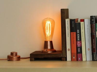Edison Bulb Bookends Lamp