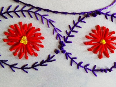 Hand Embroidery: Neckline Embroidery