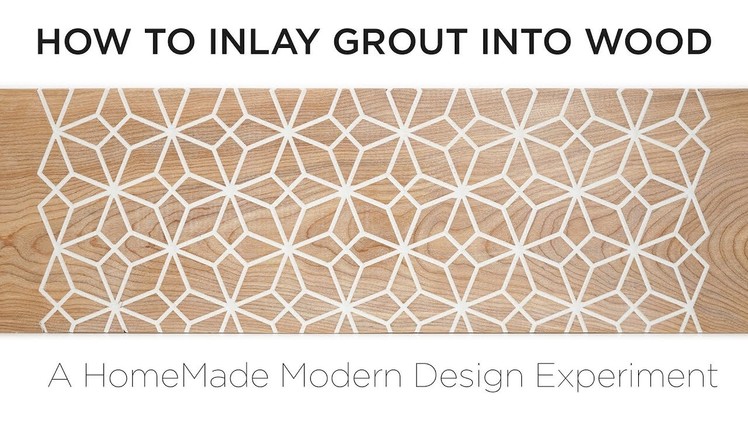 How to Inlay Grout into Wood | HMM Design Experiments