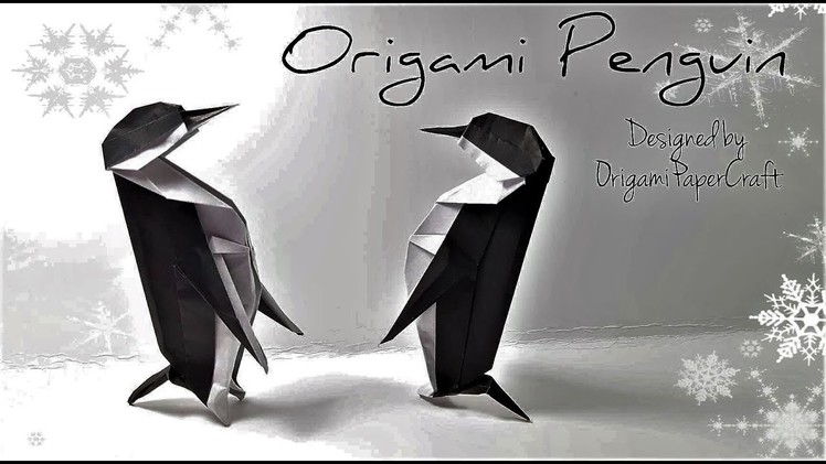 How to make an Origami Penguin ????By OrigamiPaperCraft