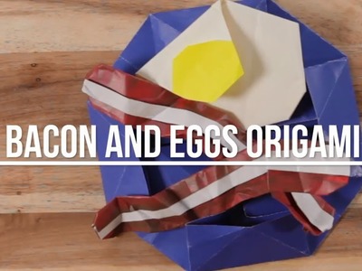 How to Make Bacon and Egg Origami | Food Network