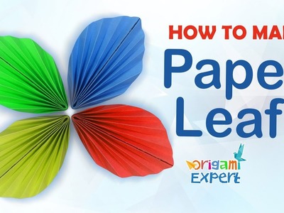 How to Make Origami Leaf Easy Tutorial