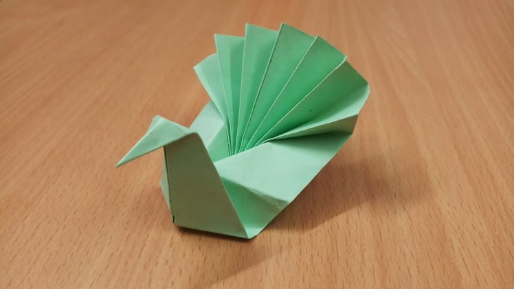 How to make origami paper bird (peacock) | Origami. Paper Folding Craft, Videos & Tutorials.