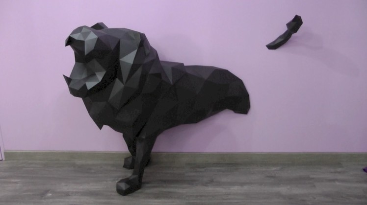 Leonyx - Making of a paper lion by DT WORKSHOP