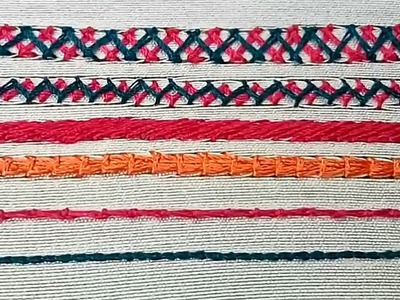 Multiple Basic Aari Work Stitches Tutorial | Aari Work Embroidery