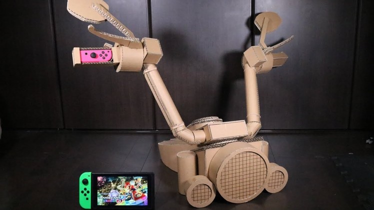 NintendoLabo！！Make a MARIO KART8 motercycle Toy-Con アメリカンバイクToy-Con作った！