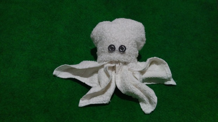 OCTOPUS SECOND STYLE- TOWEL CREATION | TUTORIAL | TIPS | CARA | DIY | HOW TO