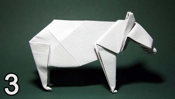 Origami Bear (John Montroll) - Part 3