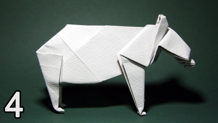 Origami Bear (John Montroll) - Part 4