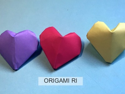 Origami Heart ( 3D ) 心形摺紙 (立體)