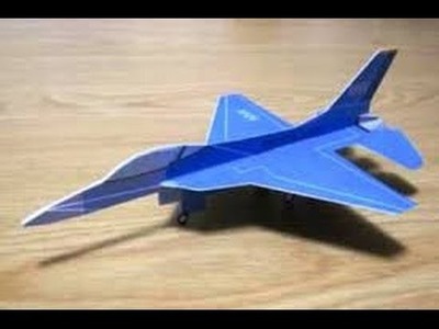 Origami Paper | How to make an Origami Aircraft F 16 fighter For children's toys